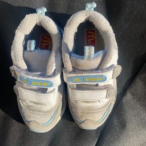 Mc Kids Toddler Girls Size 6 Gray Blue Tennis Shoes Sneakers Y2K Vintage